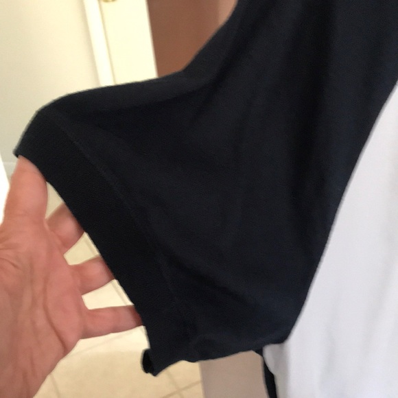 NWOT moth XS navy pale gray top - Picture 5 of 6